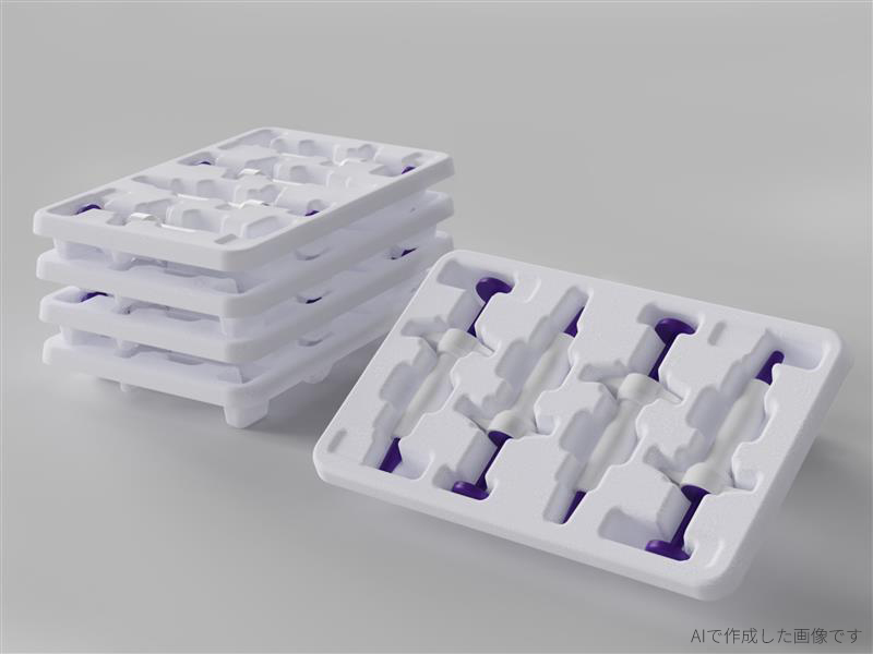 梱包トレーの脱プラを実現するパルプ成形PaperFoamの事例紹介