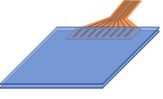 Upper and lower film sandwich