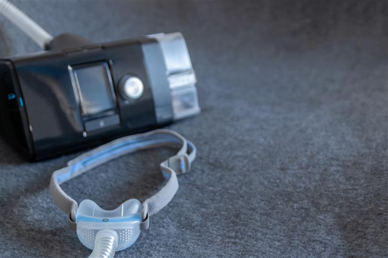 CPAP装置のフロントパネル